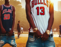 NBA jersey sags